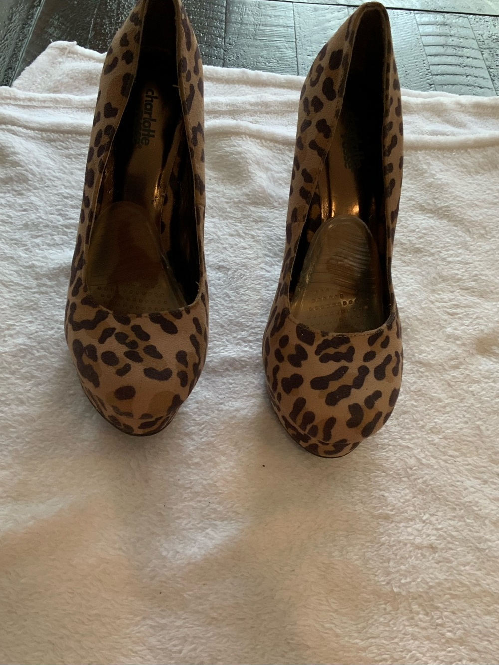 Leopard Print Women's Platform Pumps - Brown size 8 nwot 4” heels sku 3268